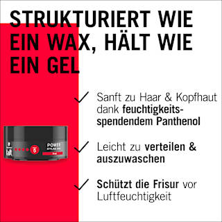 Haarwachs Power Styling  Schwarzkopf taft