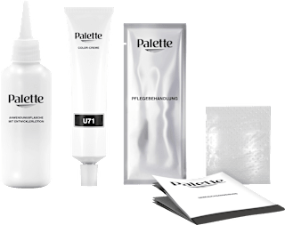 Haarfarbe U71 Kühles Silbergrau Palette Intensive Color Creme