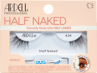Künstliche Wimpern 434 Half Naked (1 Paar) ARDELL