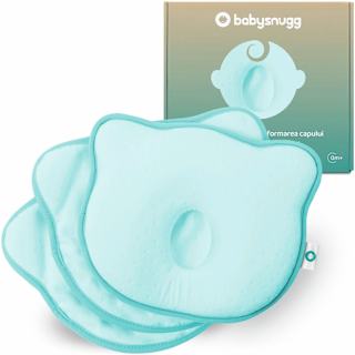 Pernă albastră pentru bebeluși  babysnugg