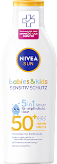Sonnenmilch Kids, Schutz & Pflege sensitiv, LSF 50+ NIVEA SUN