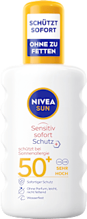 Sonnenspray sensitiv Sofortschutz LSF 50+ NIVEA SUN