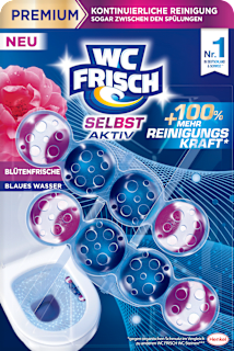 WC-Stein Blau Selbst Aktiv Blütenfrische WC-Frisch