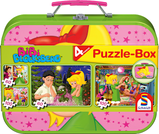Puzzle-Box Bibi Blocksberg (4 Puzzles) Schmidt Spiele
