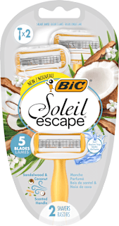 Aparat de ras Soleil Escape 5 Coconut&Sandalwood BIC
