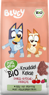 Kinderkekse Knuddel Dinkel-Kirsche-Erdbeere ab 12 Monaten PURE & FUN