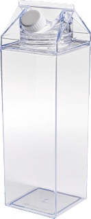 Trinkbehälter aus Kunststoff, transparent (1000 ml) dm home