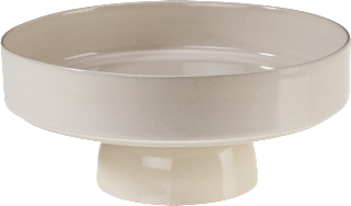 Servier/Obstschale aus Steinzeug (20x10,5 cm) dm home