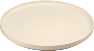 Dessertteller aus Steinzeug, beige (20x2 cm) dm home