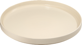 Speiseteller aus Steinzeug, beige (26x3 cm) dm home