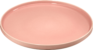 Dessertteller aus Steinzeug, rosa (20x2 cm) dm home