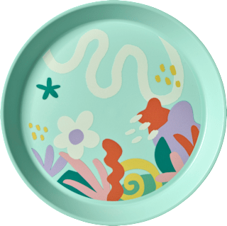 Speiseteller NORA aus Kunststoff, klein (20,5x20,5x2 cm) Koziol