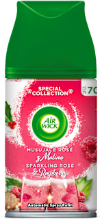 Wkład do automatycznego odświeżacza powietrza Musujące Rosé z Maliną AIR WICK