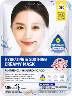 HYDRATING & SOOTHING maska za intenzivnu hidrataciju i umirenje kože lica MBeauty