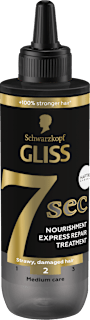 Hajápoló pakolás 7sec Ultimate Repair, sérült, száraz hajra Schwarzkopf GLISS