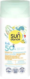 Detské mlieko na opaľovanie Kids Sensitiv, OF 50+ SUNDANCE