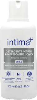 Detergente intimo rinfrescante uomo pH 5,5  intima+