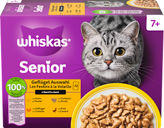Nassfutter Katze 7+ Geflügelauswahl Whiskas