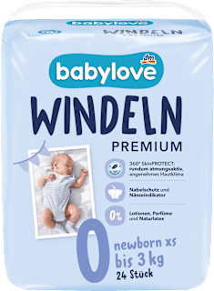 Scutece premium numărul 0 până la 3kg babylove