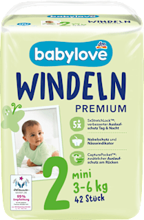 Scutece premium numărul 2 babylove