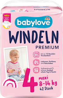 Scutece premium numărul 4 babylove