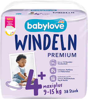 Scutece premium numărul 4+ babylove