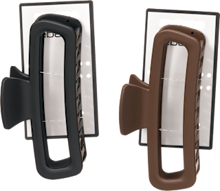 Haarklammer maxi, braun/schwarz ebelin