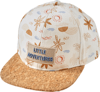 Basecap mit Korkschirm & Palmen-Muster, beige, Gr. 52/53 PUSBLU