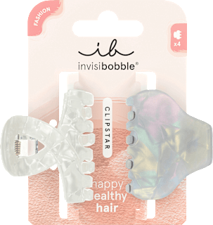 Haarklammern Clipstar Pearly Frost invisibobble