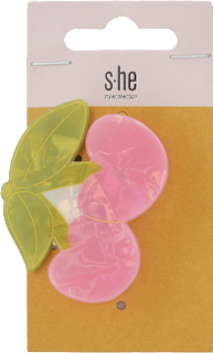 Štipec do vlasov čerešne - ružový s-he stylecollection