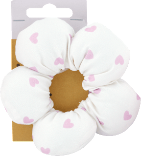 Gumička do vlasov so srdiečkami - farebná s-he stylecollection