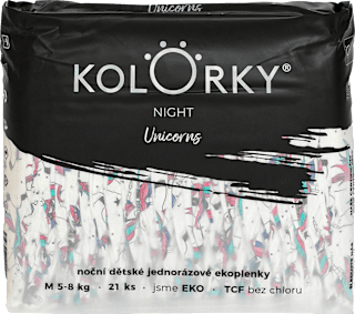 pleny NIGHT, velikost M, motiv Jednorožci KOLORKY