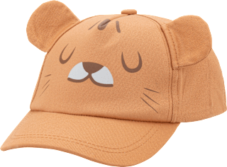 Kinderkappe Tiger gelb PURSET