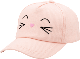 Kinderkappe Katze rosa PURSET