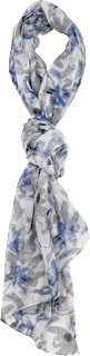 Schal Blumenprint blau  PURSET