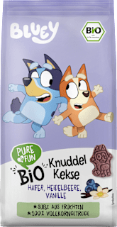 Kinderkekse Knuddel Hafer-Heidelbeere-Vanille ab 12 Monaten PURE & FUN