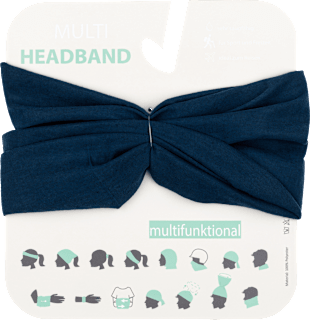 Kopfband multifunktional blau PURSET