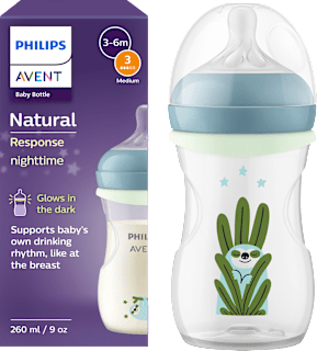 Babyflasche Natural Response Faultier 3-6 Monate 260 ml PHILIPS AVENT