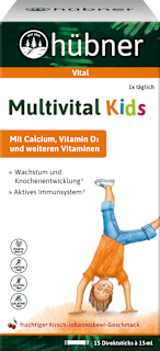 Multivital Kids Direktsticks 15 St hübner