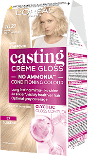 Боя за коса без амоняк, Nr.1021 Pearly Light Blonde L'ORÉAL PARiS CASTING Crème Gloss