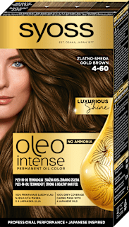 Barva za lase 4-60 Zlato Rjava syoss Oleo Intense