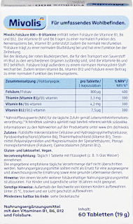 Folsäure 800 + B-Vitamine Mivolis