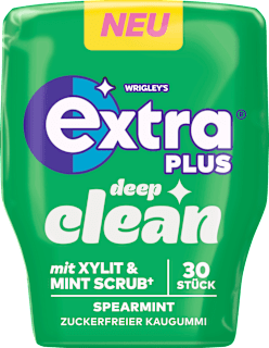 Kaugummi, PLUS Deep Clean, Spearmint, zuckerfrei EXTRA