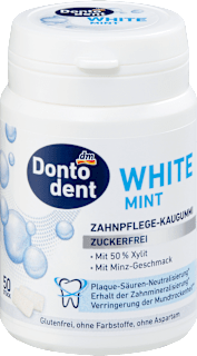 Gumă de mestecat mentolată cu 50% xilitol Dontodent