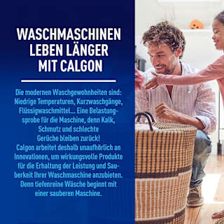 Waschmaschinenreiniger Wasserenthärter Concentrated Power Pulver 4in1 Calgon