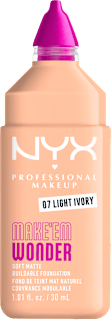 Tekući puder Make 'Em Wonder – 07 Light Ivory NYX PROFESSIONAL MAKEUP