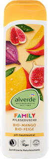 Ošetrujúci sprchovací gél Family, mango & figa alverde NATURKOSMETIK