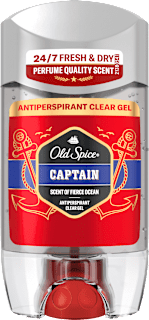Antiperspirant Clear gel v stiku Captain Old Spice