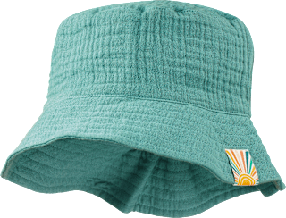 Hut aus Musselin, blau, Gr. 52/53 ALANA