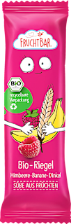Fruchtriegel mit Getreide Himbeere, Banane, Dinkel (4x23 g), ab 3 Jahren FruchtBar